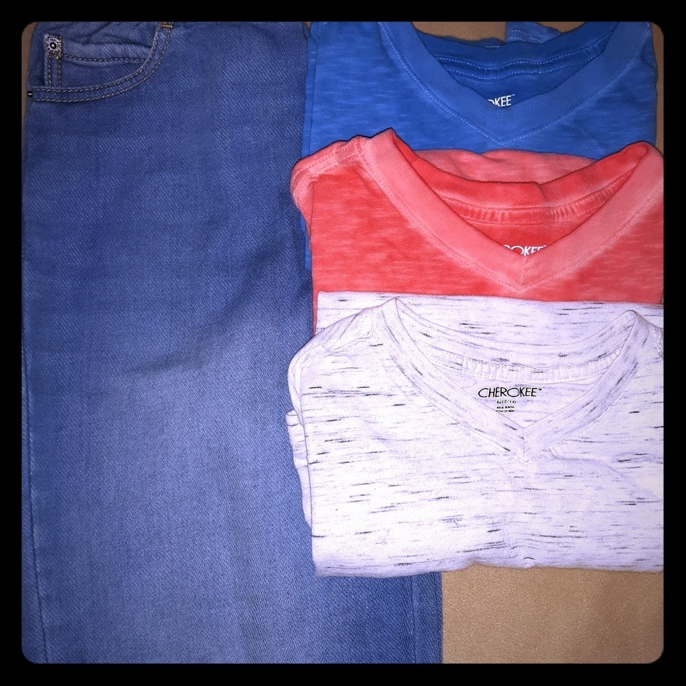 Boys Shirts and shorts size L/Xl